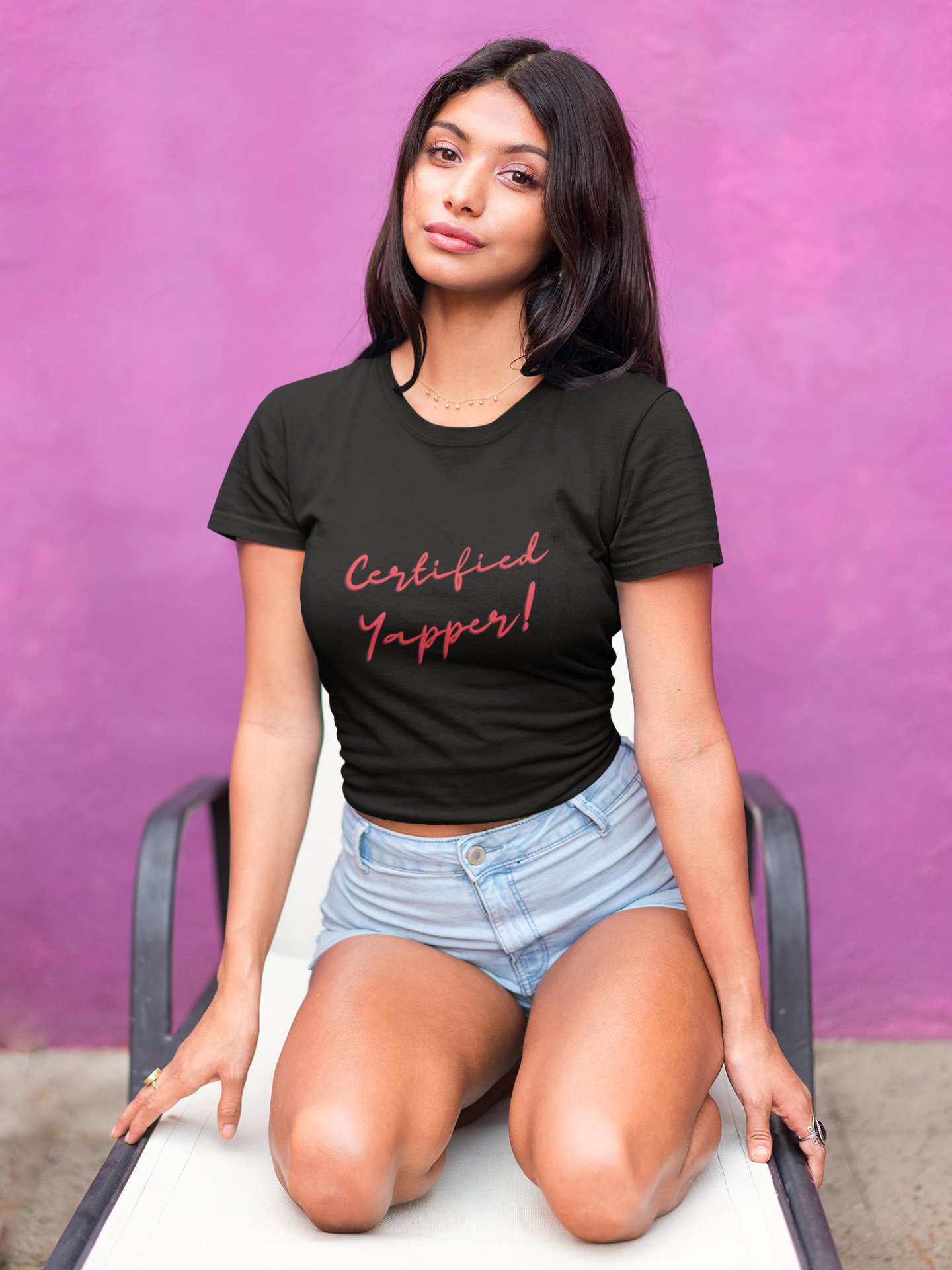 Certified Yapper Crop Top