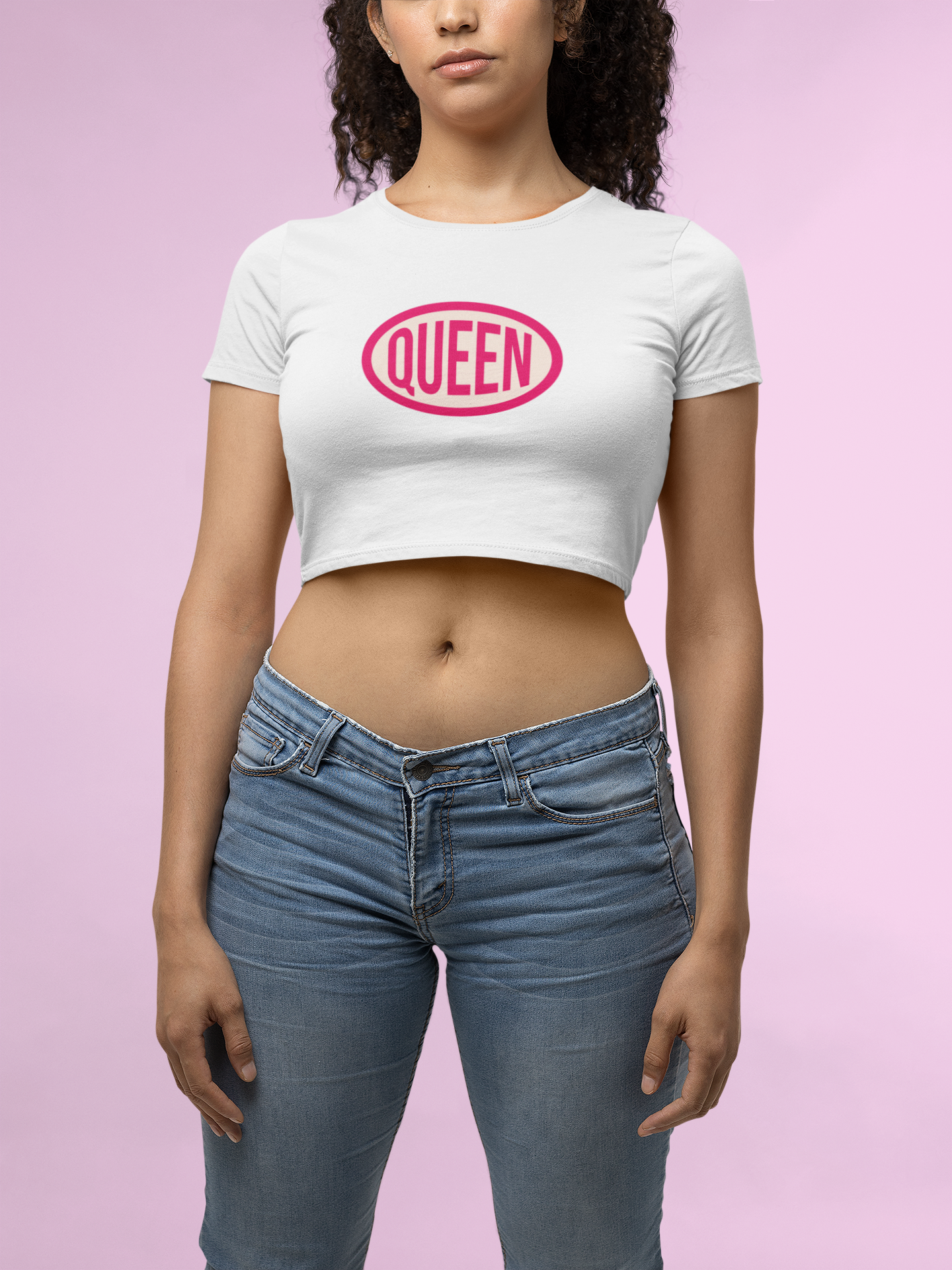 Queen Crop Tee