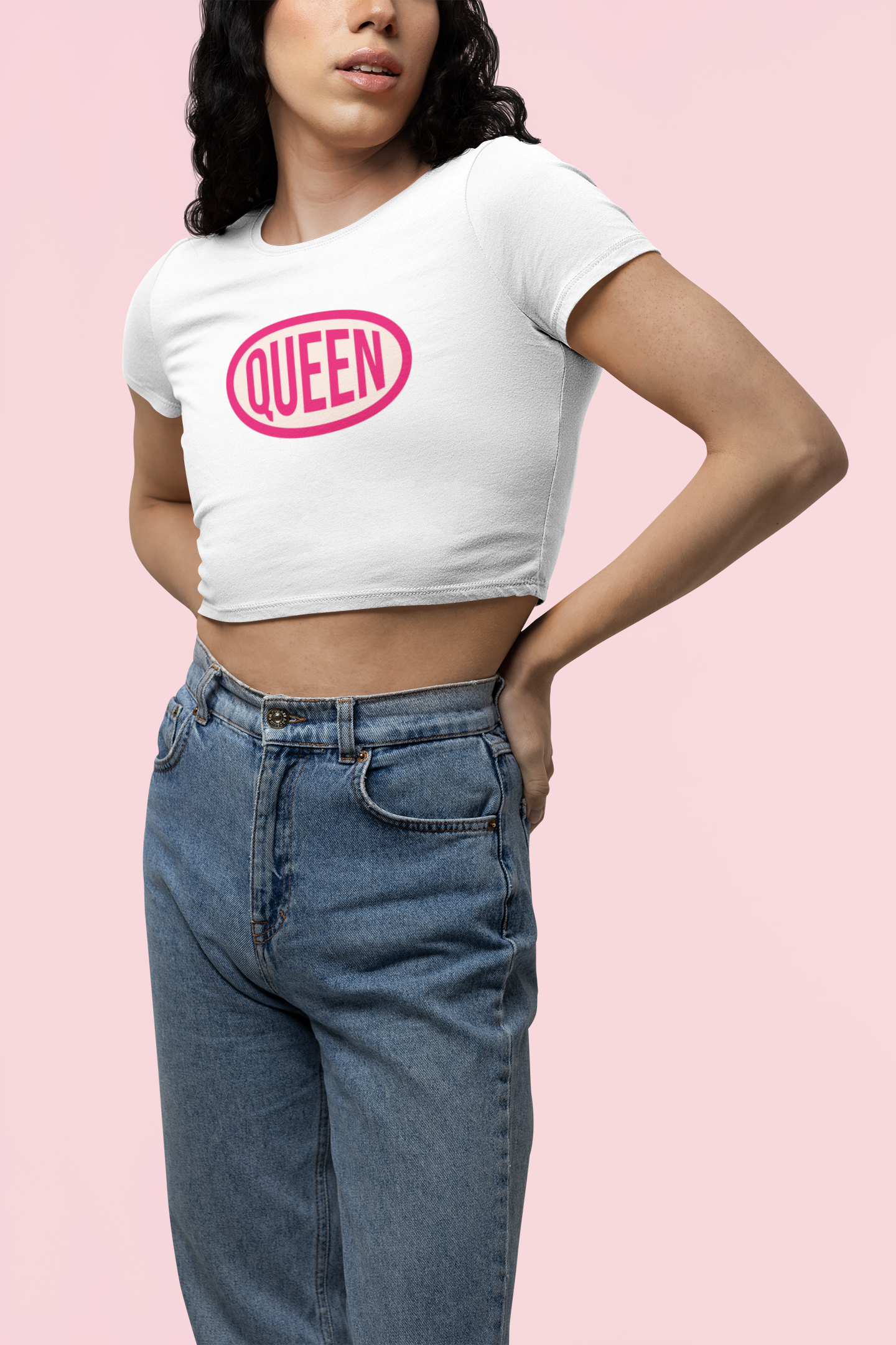 Queen Crop Tee