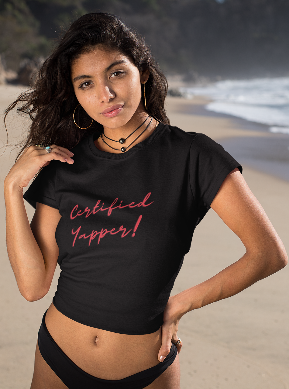 Certified Yapper Crop Top
