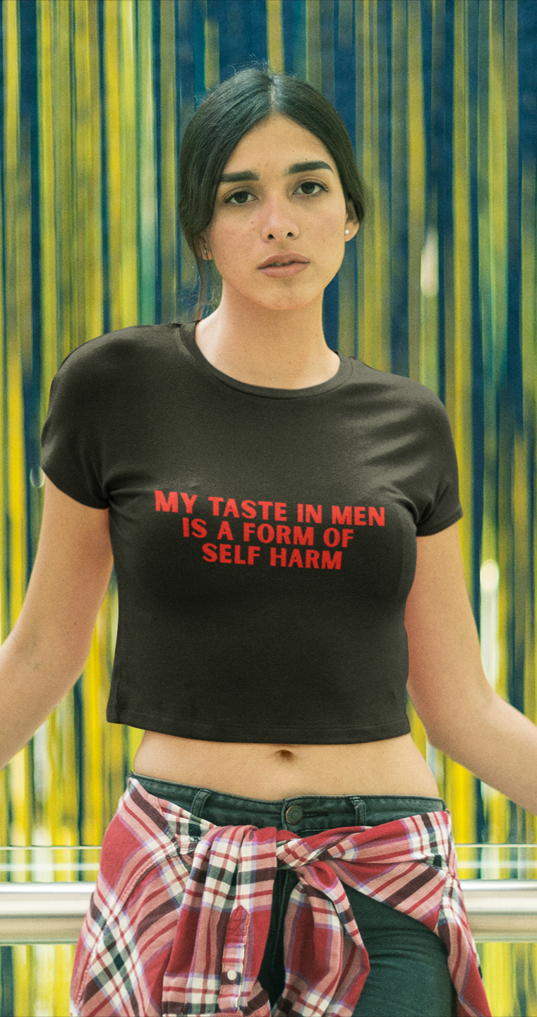My taste in men Crop Top