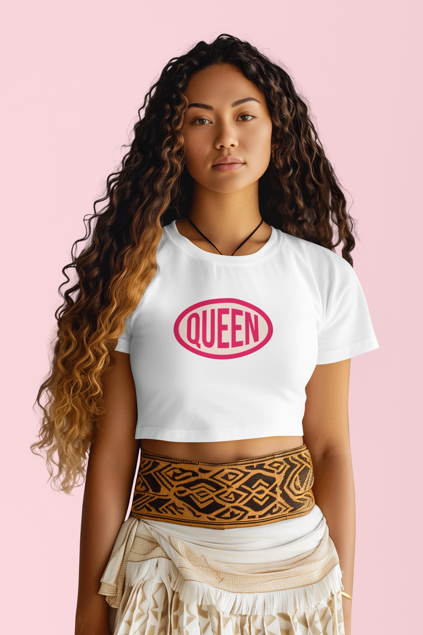 Queen Crop Tee