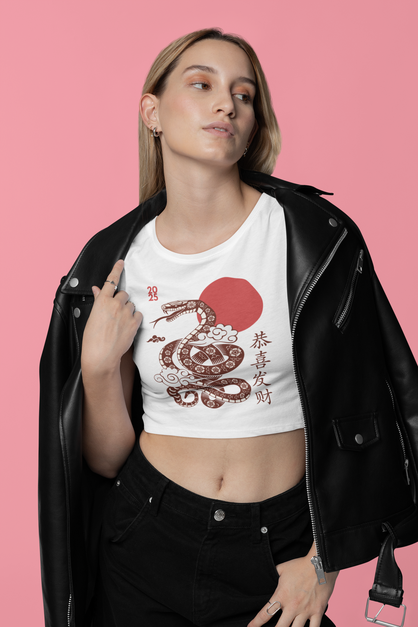Snake Crop Top