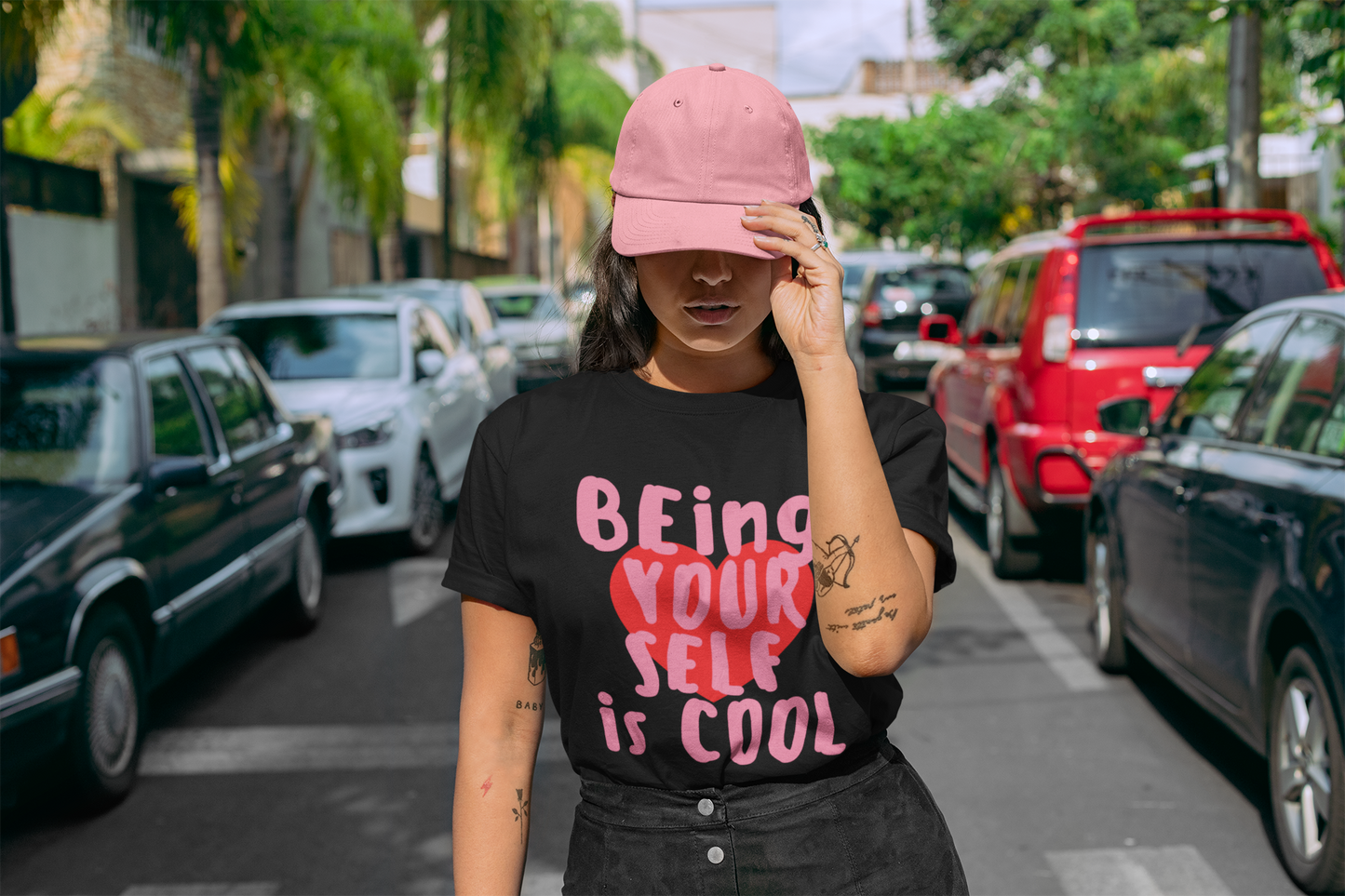 Being yourself is cool t-shirt