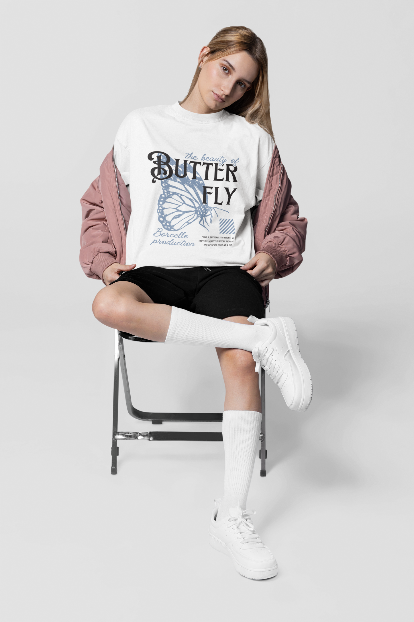 Blue Butterfly T-shirt