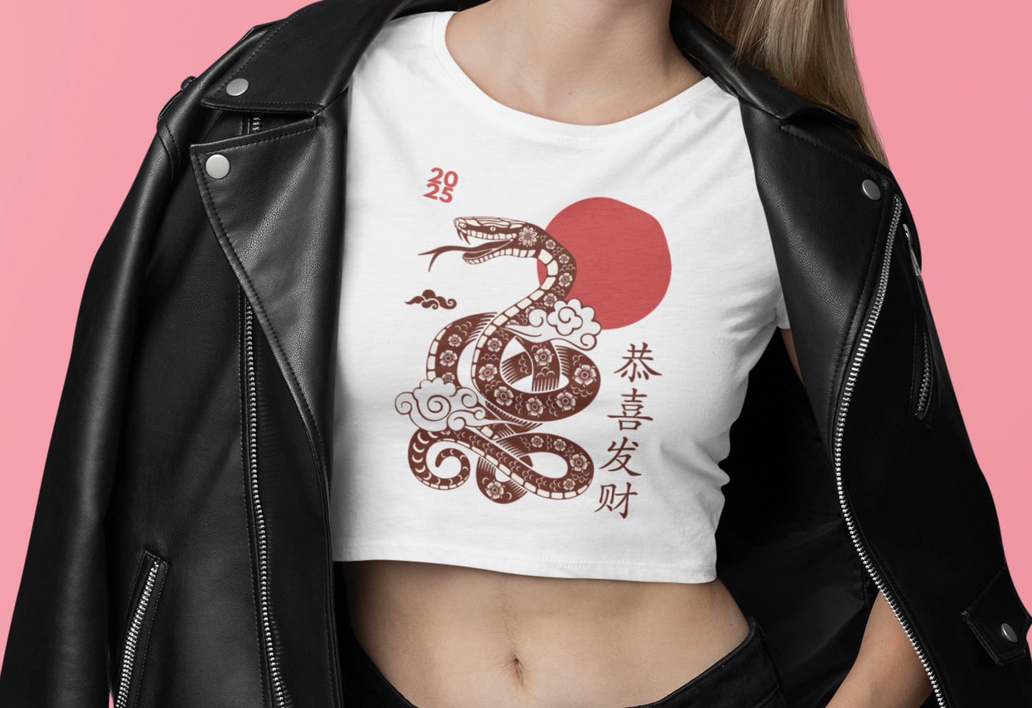 Snake Crop Top