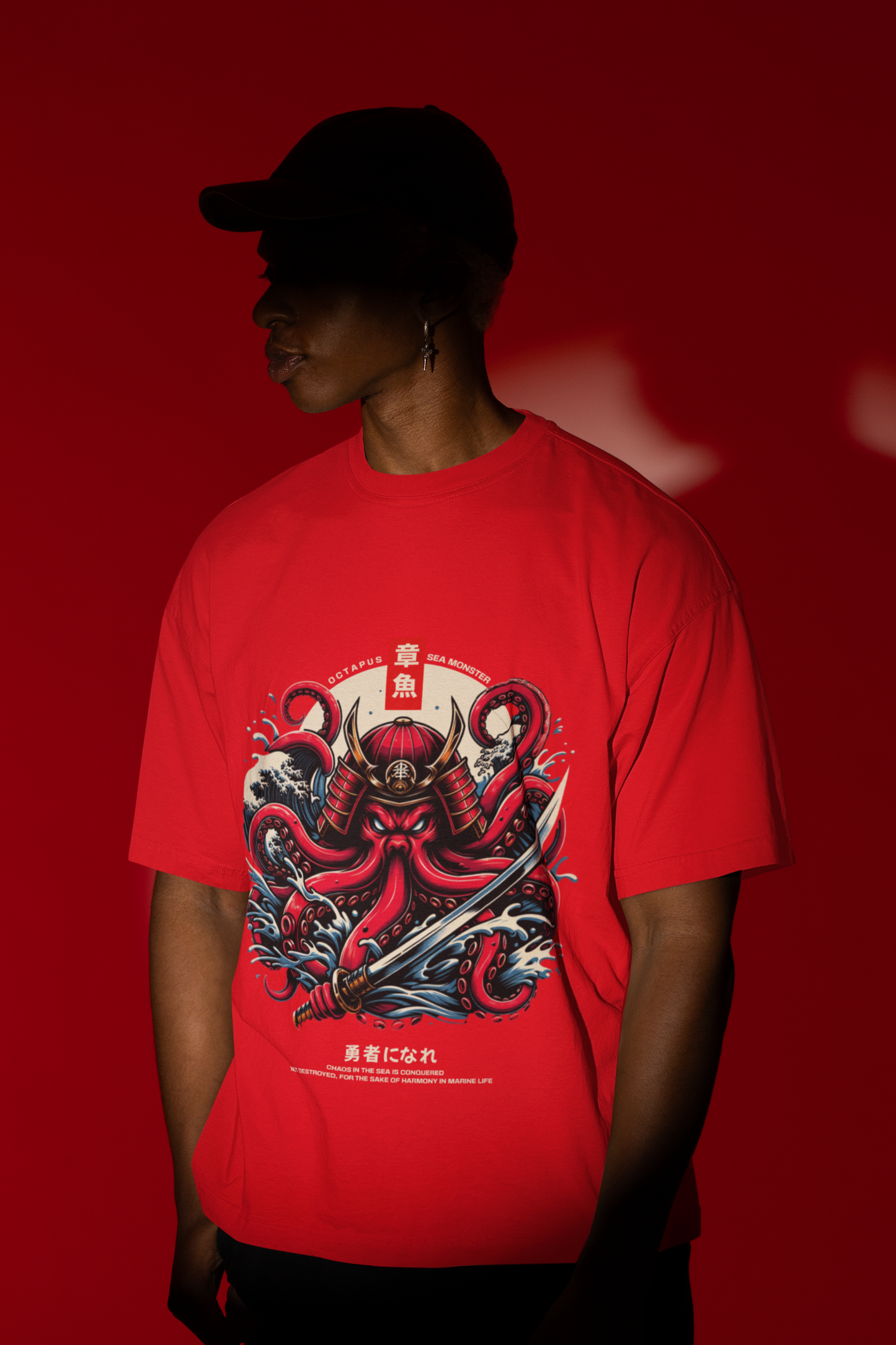 Men Octopus T-shirt