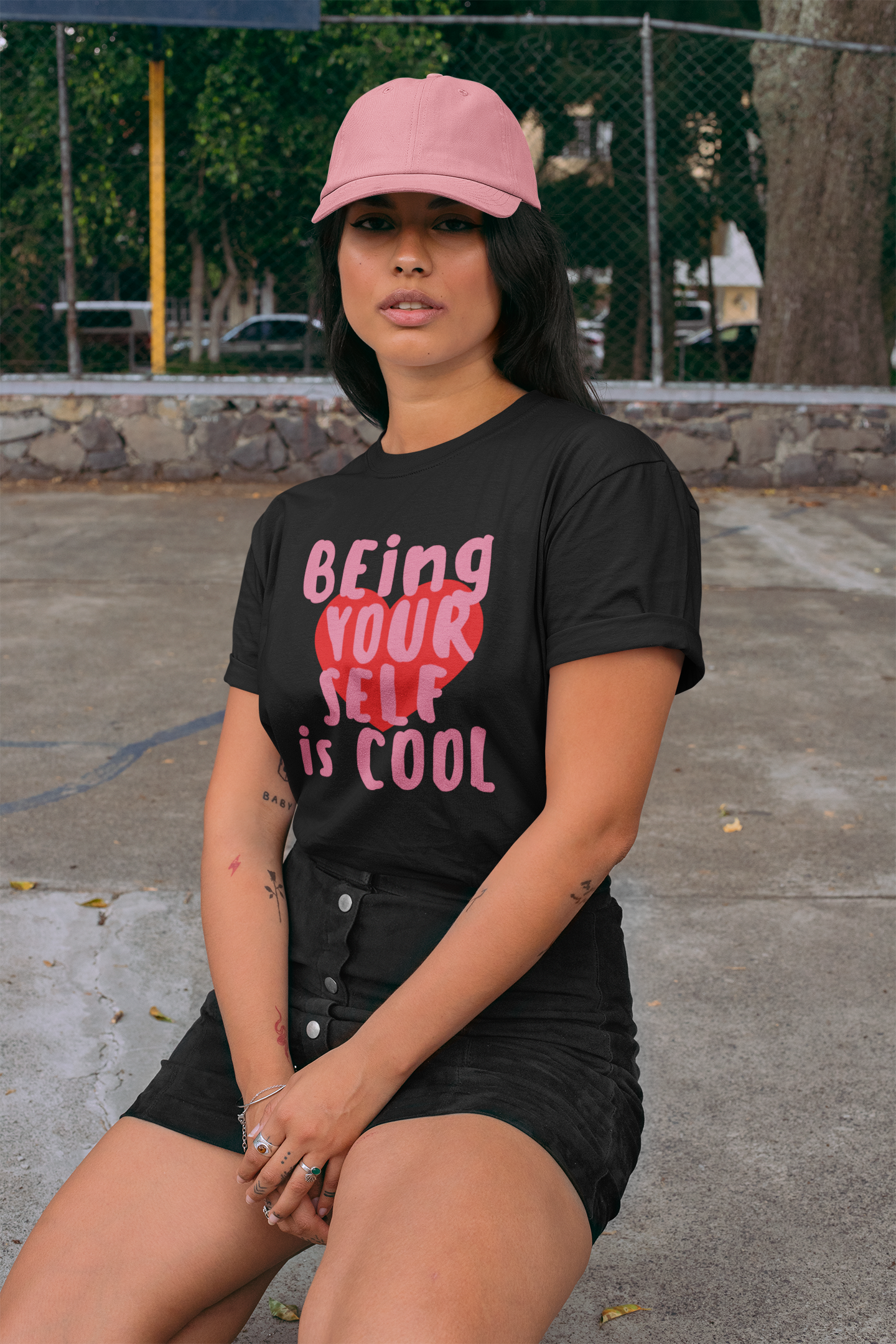 Being yourself is cool t-shirt